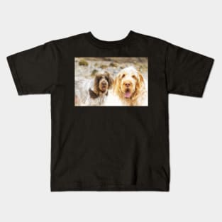 Beach hair Spinone Kids T-Shirt